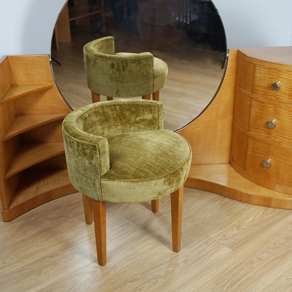 An Art Deco Dressing Table and Stool by Betty Joel