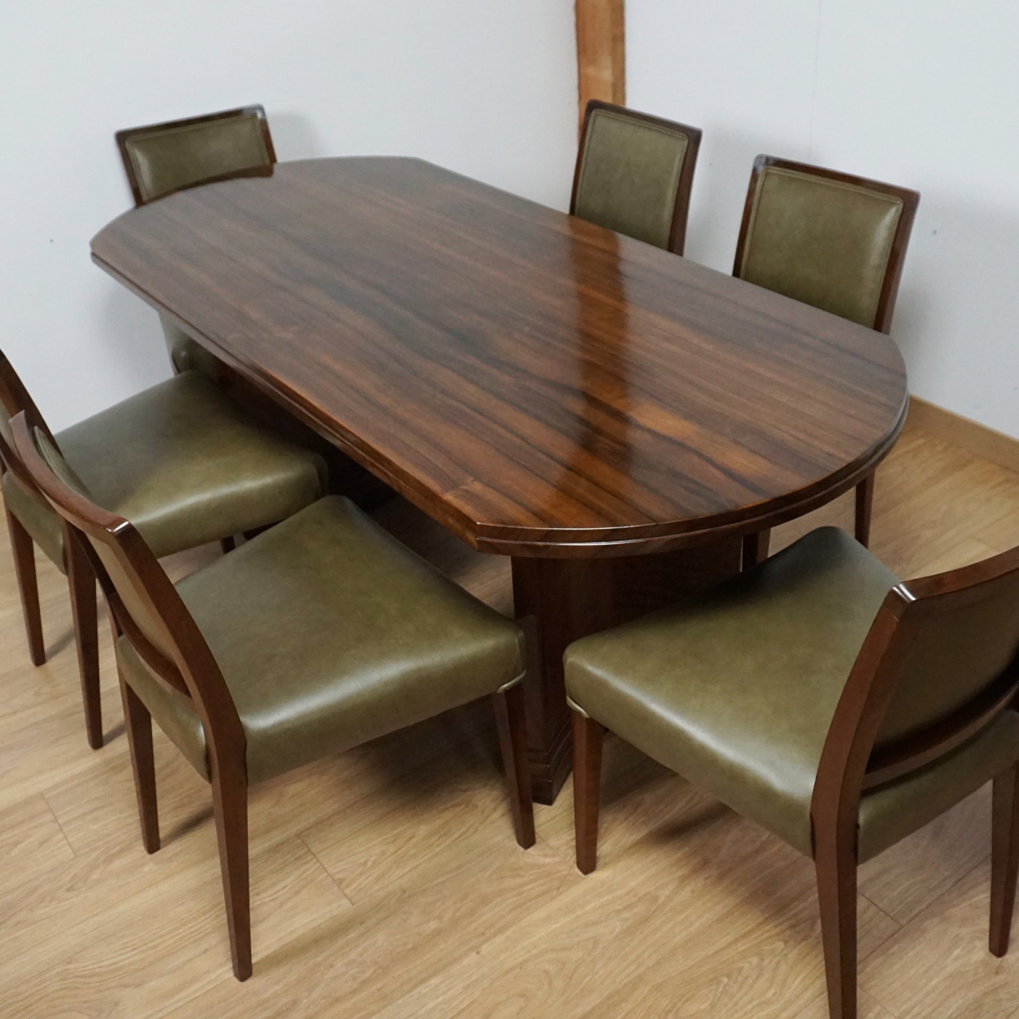 Art Deco Six Seat Seater Dining Suite by Betty Joel - Markies Antiques 