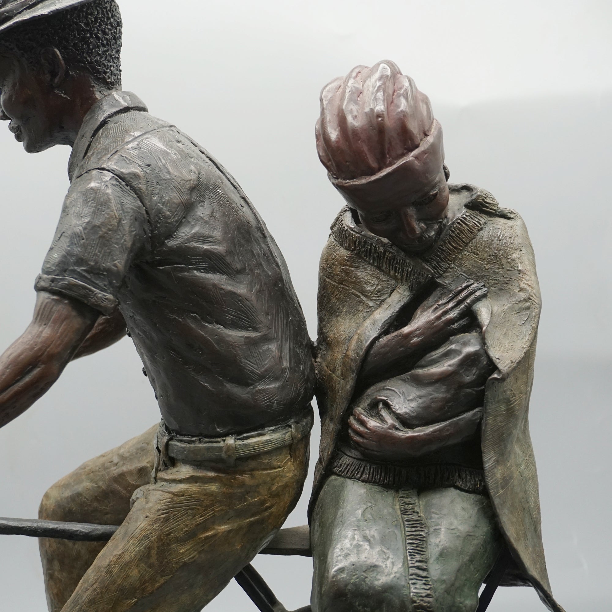 'After the Market' South African Bronze Sculpture by Louis Chanu - Jeroen Markies Art Deco