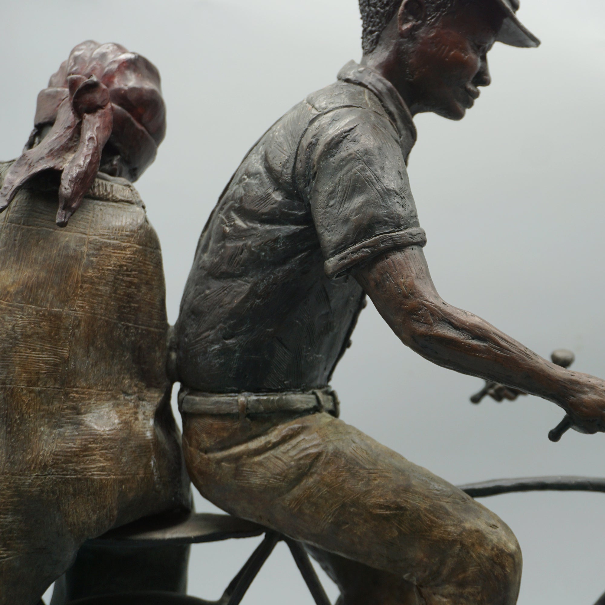 'After the Market' South African Bronze Sculpture by Louis Chanu - Jeroen Markies Art Deco