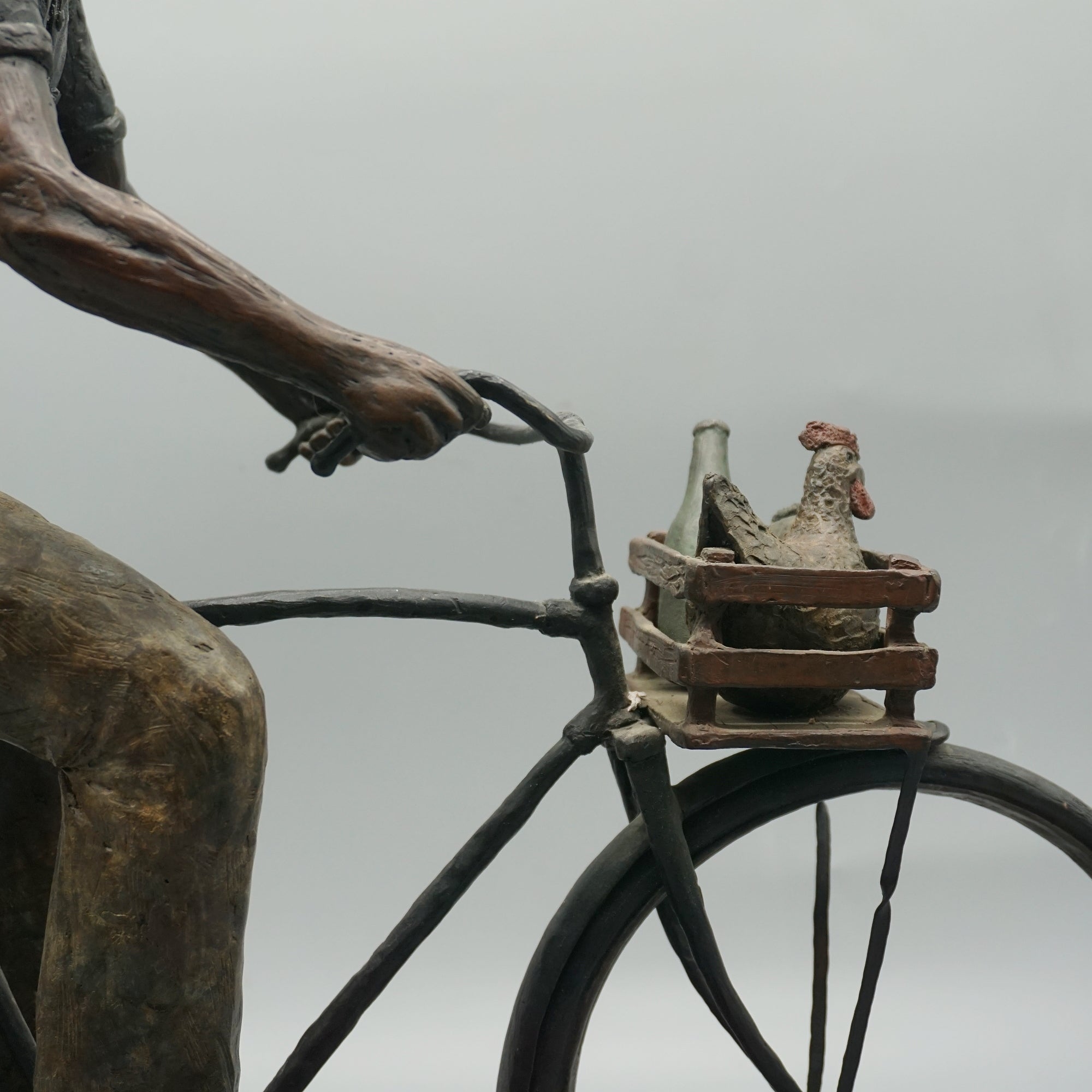 'After the Market' South African Bronze Sculpture by Louis Chanu - Jeroen Markies Art Deco