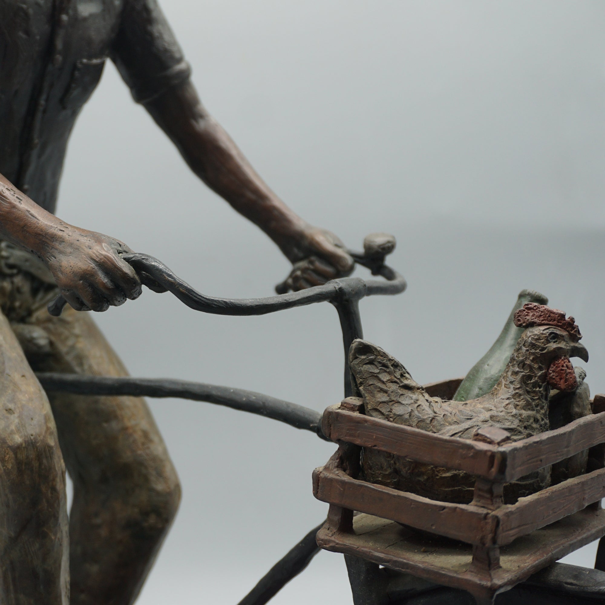 'After the Market' South African Bronze Sculpture by Louis Chanu - Jeroen Markies Art Deco