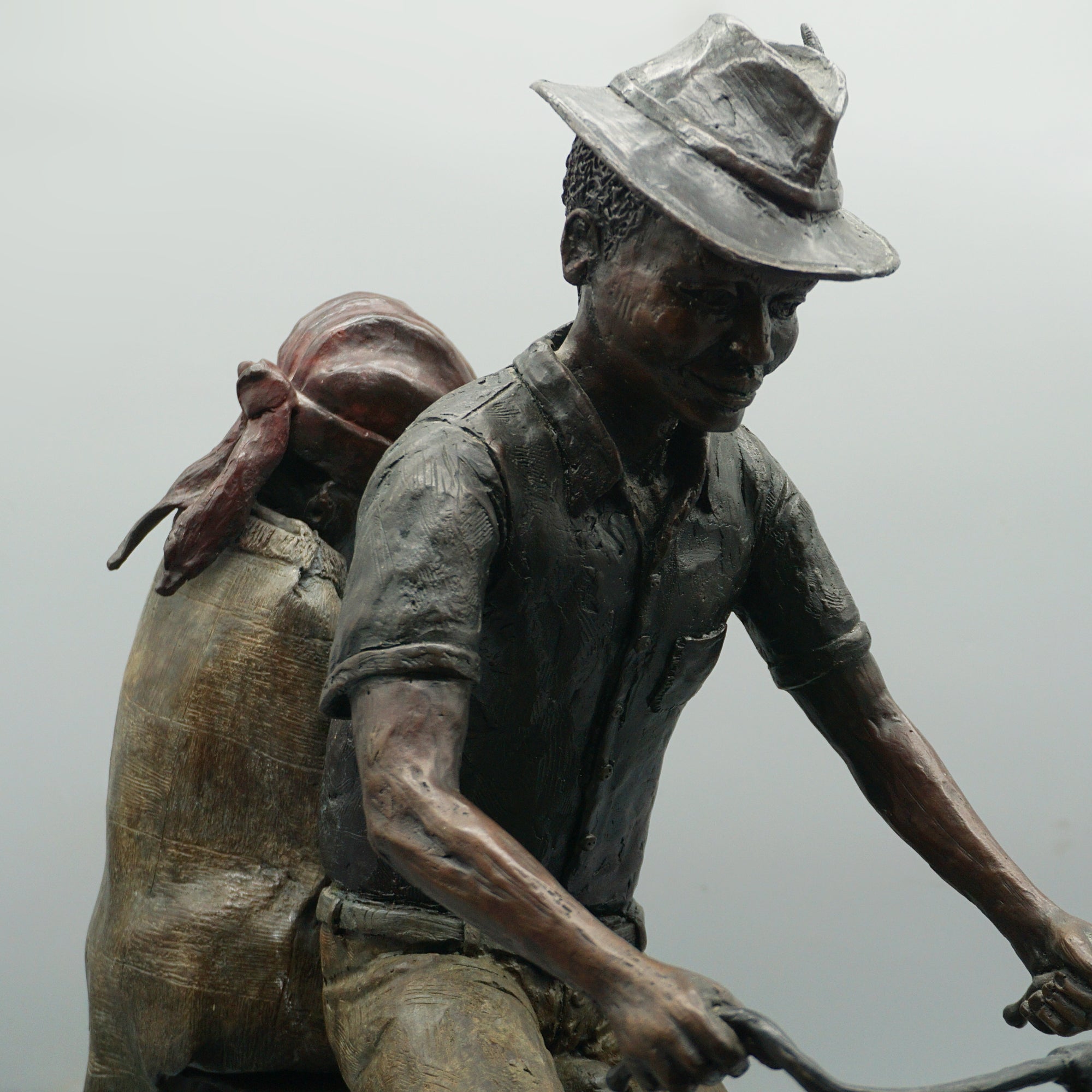 'After the Market' South African Bronze Sculpture by Louis Chanu - Jeroen Markies Art Deco