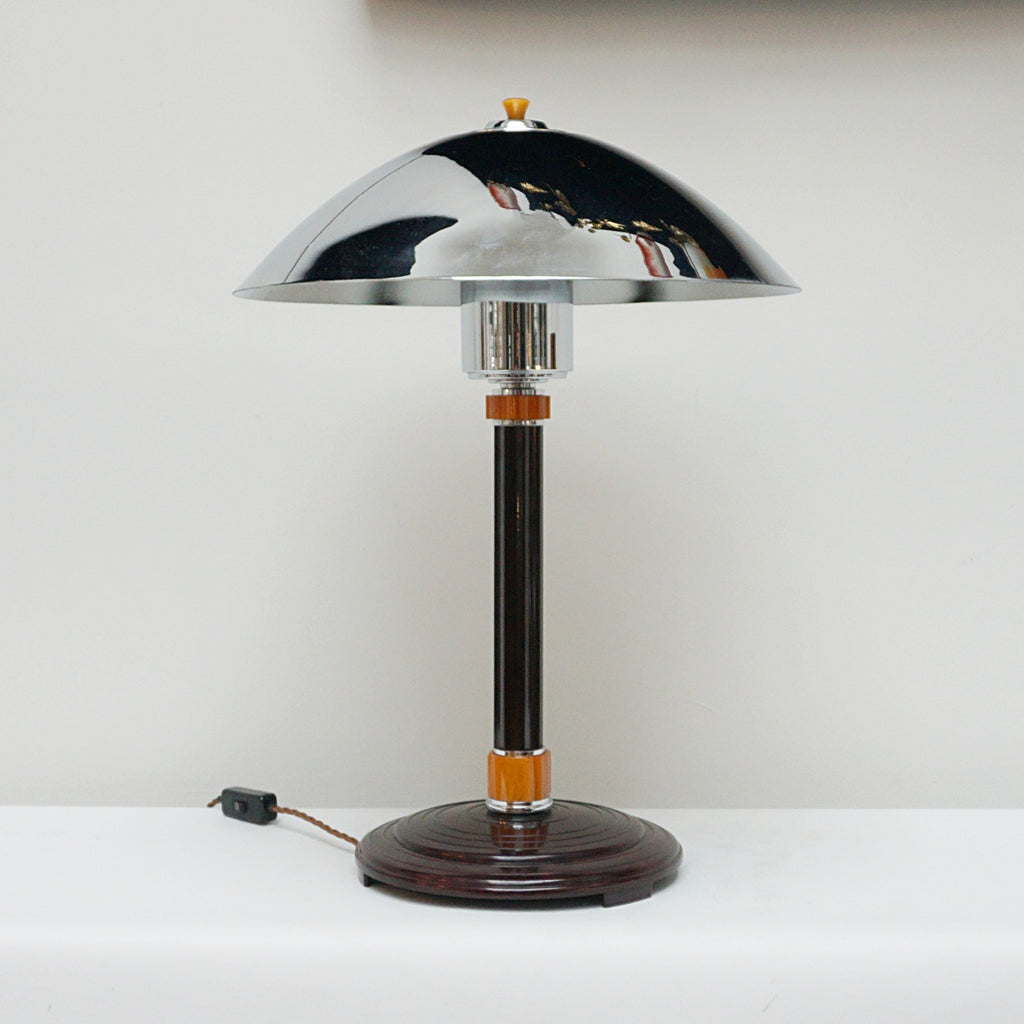 Brown Bakelite table Lamp - Jeroen Markies Art Deco