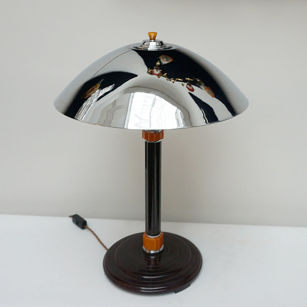 Brown Bakelite table Lamp - Jeroen Markies Art Deco