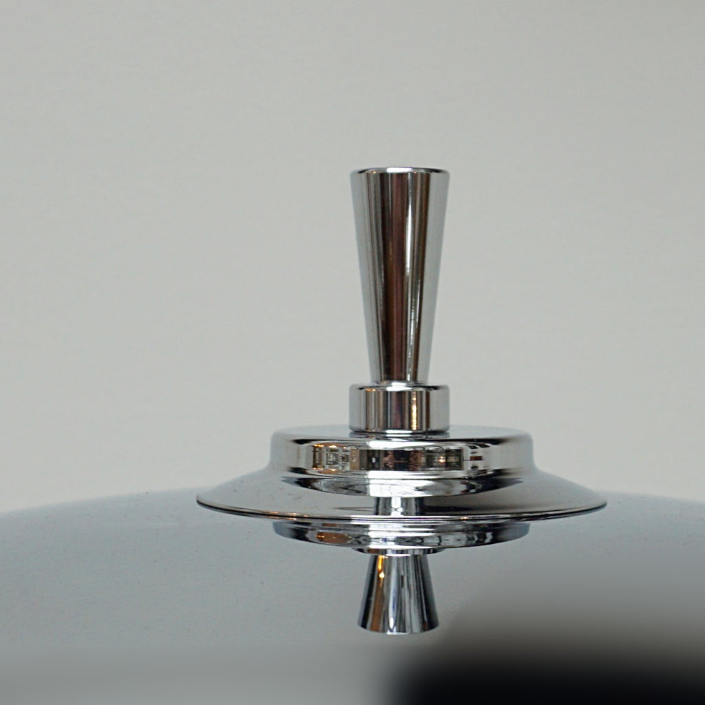 Pair of Chromed lamps with black bakelite stem - Jeroen Markies Art Deco