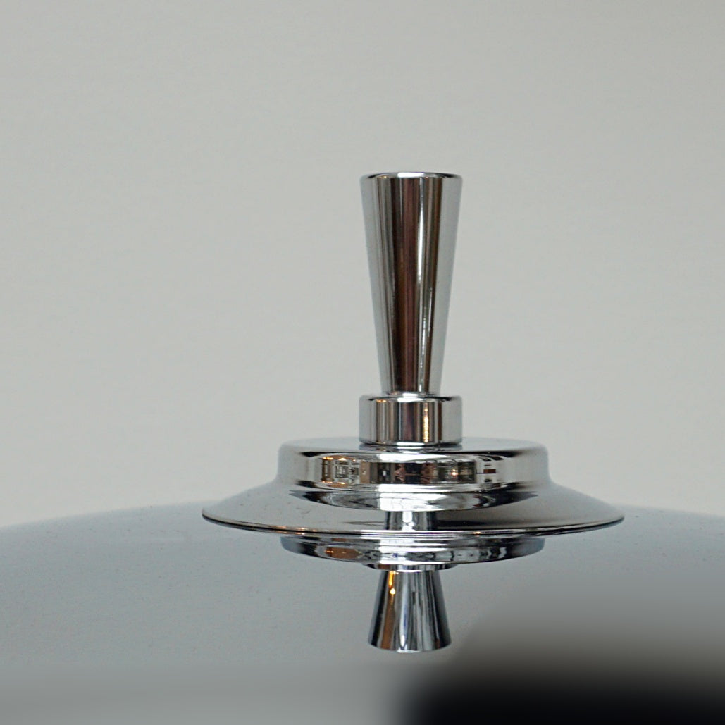 Pair of Chromed lamps with black bakelite stem - Jeroen Markies Art Deco