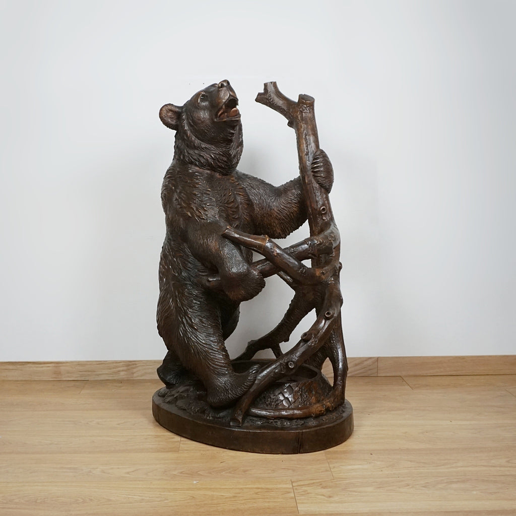 Superb Black Forest Bear Stick Stand - Jeroen Markies Art Deco