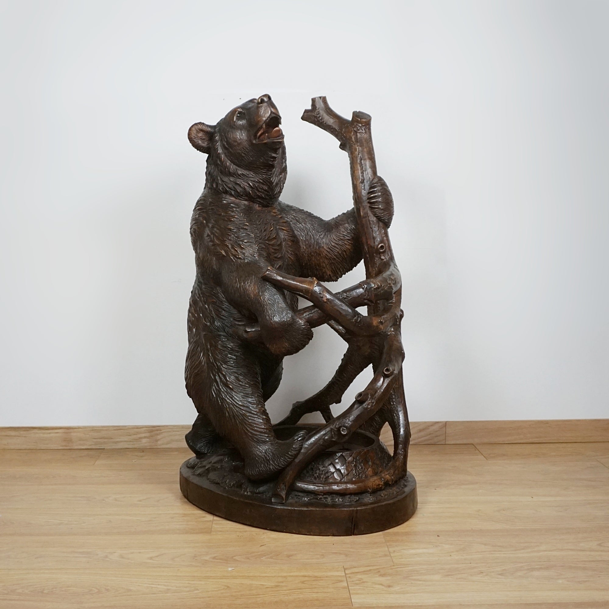 Superb Black Forest Bear Stick Stand - Jeroen Markies Art Deco