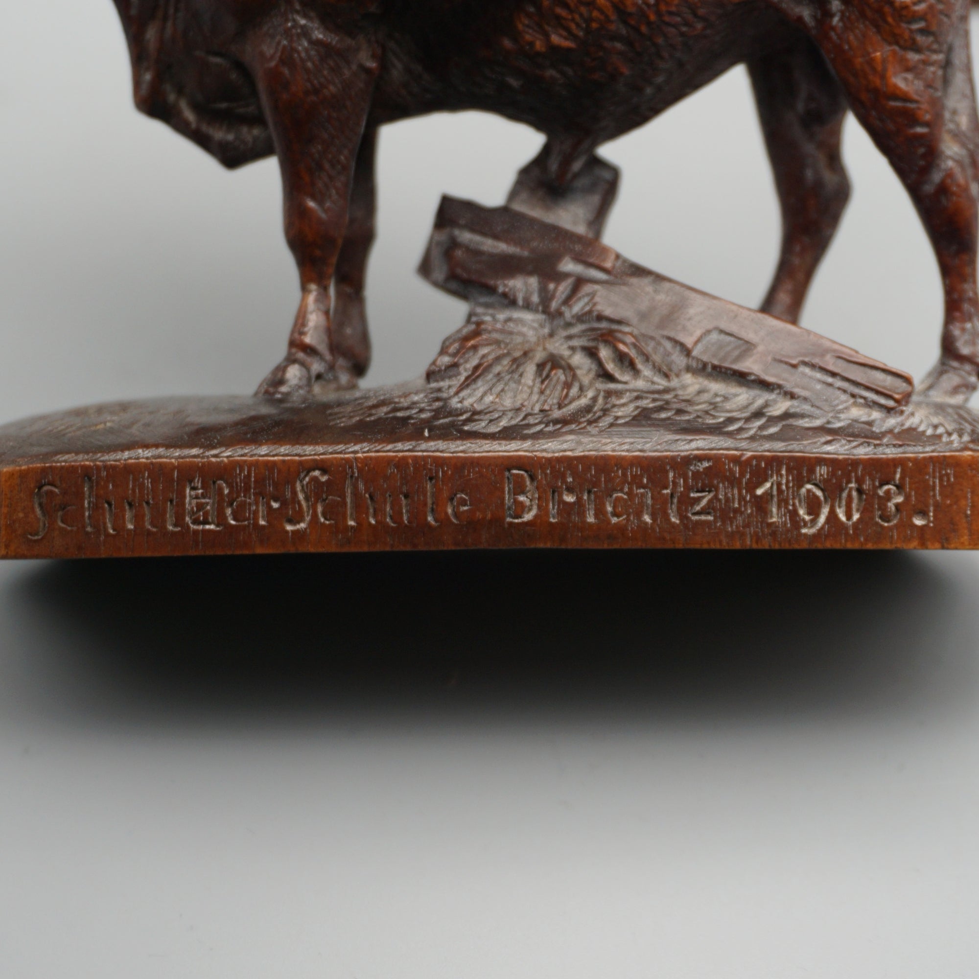 Black Forest Cow and Bull Circa 1900 - Jeroen Markies Art Deco