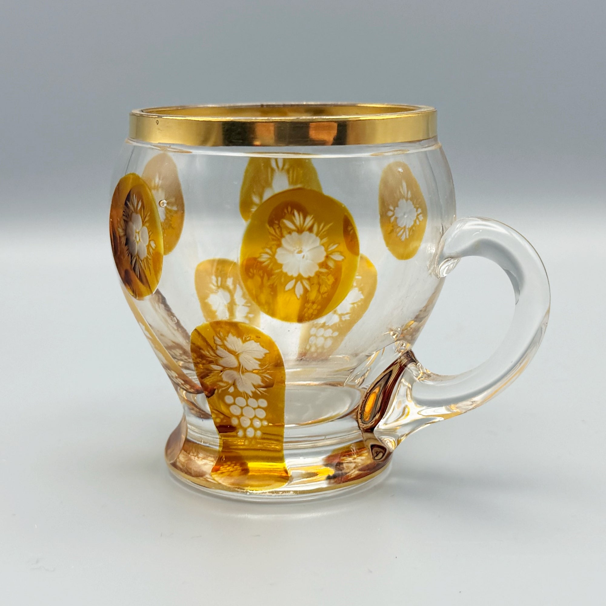 Set of Twelve Bohemienne Glasses Attributed to Harrach