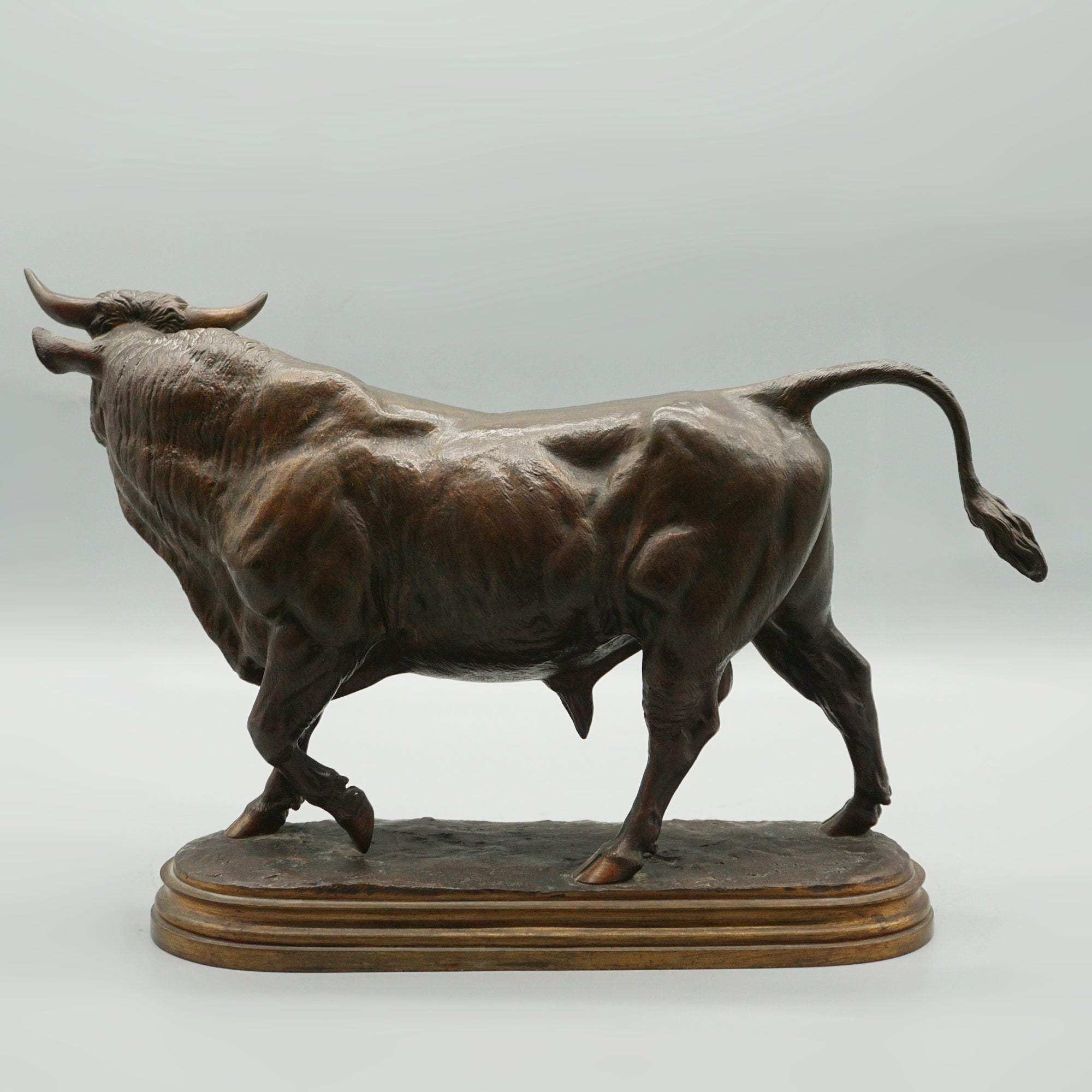 Mid 19th Century Bronze Sculptures of a Bull and a Cow by Isidore Bonheur - Jeroen Markies Art Deco