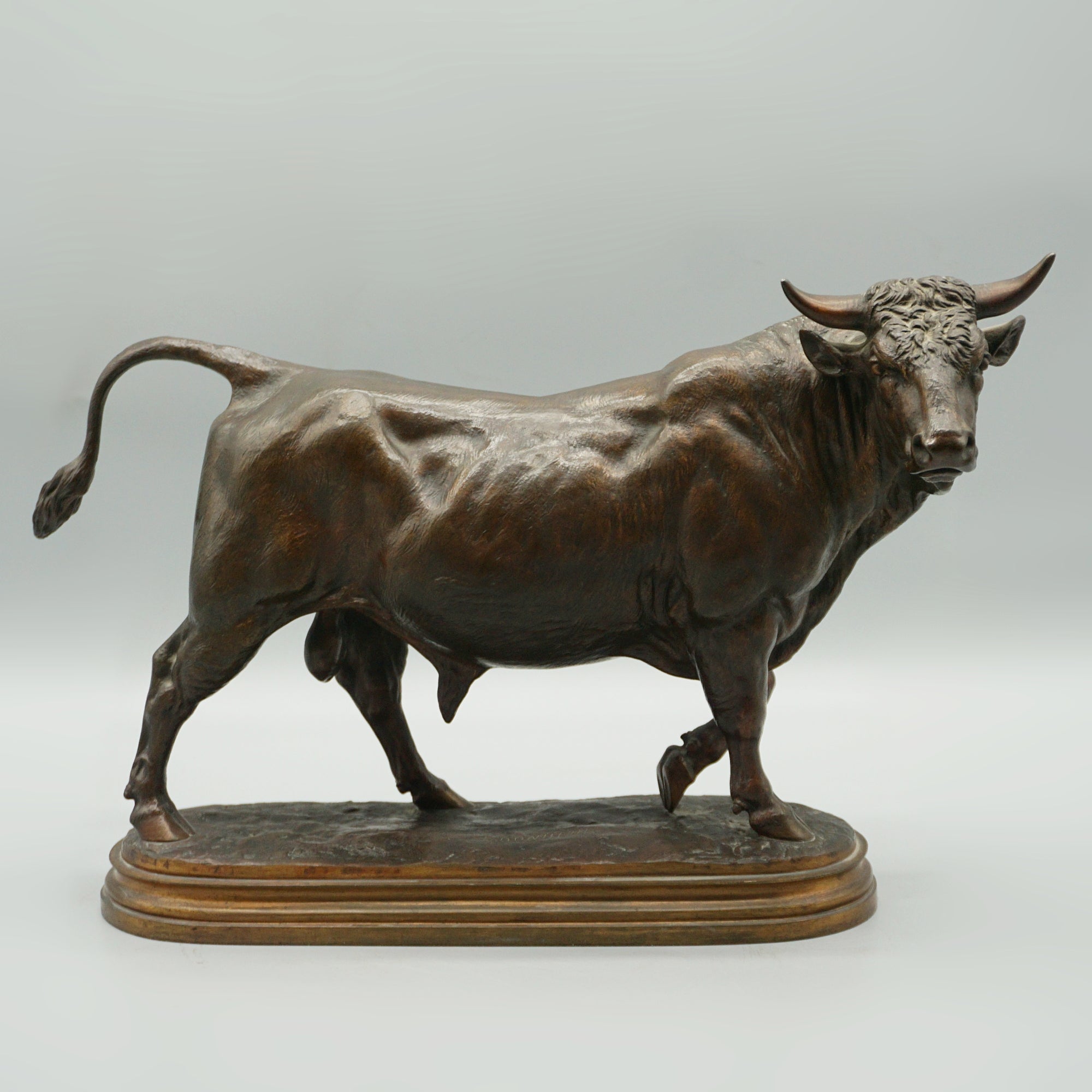 Mid 19th Century Bronze Sculptures of a Bull and a Cow by Isidore Bonheur - Jeroen Markies Art Deco