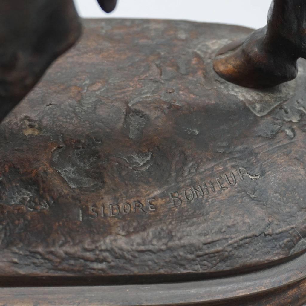 Mid 19th Century Bronze Sculptures of a Bull and a Cow by Isidore Bonheur - Jeroen Markies Art Deco