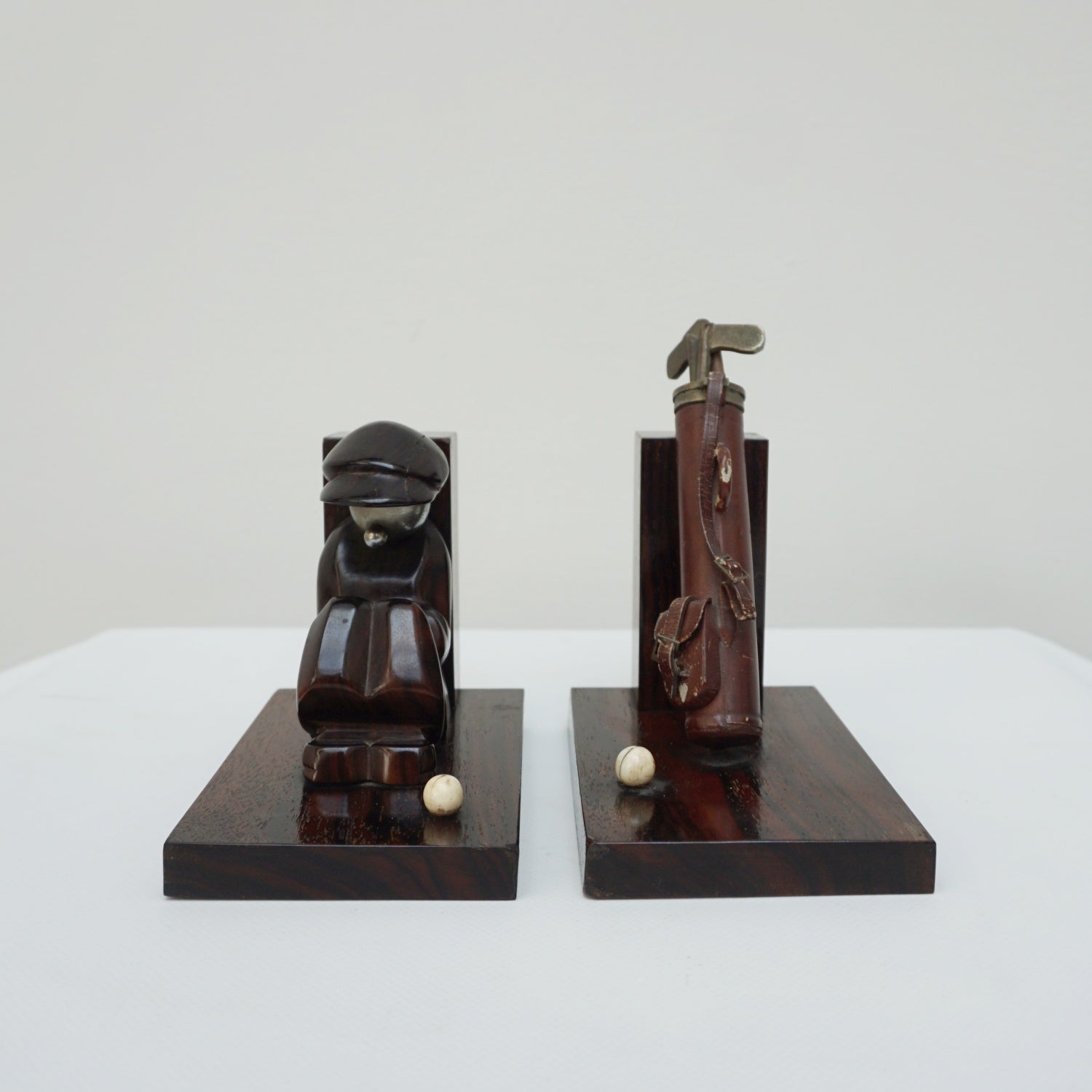 Golf Caddie Book Ends - Jeroen Markies Art Deco