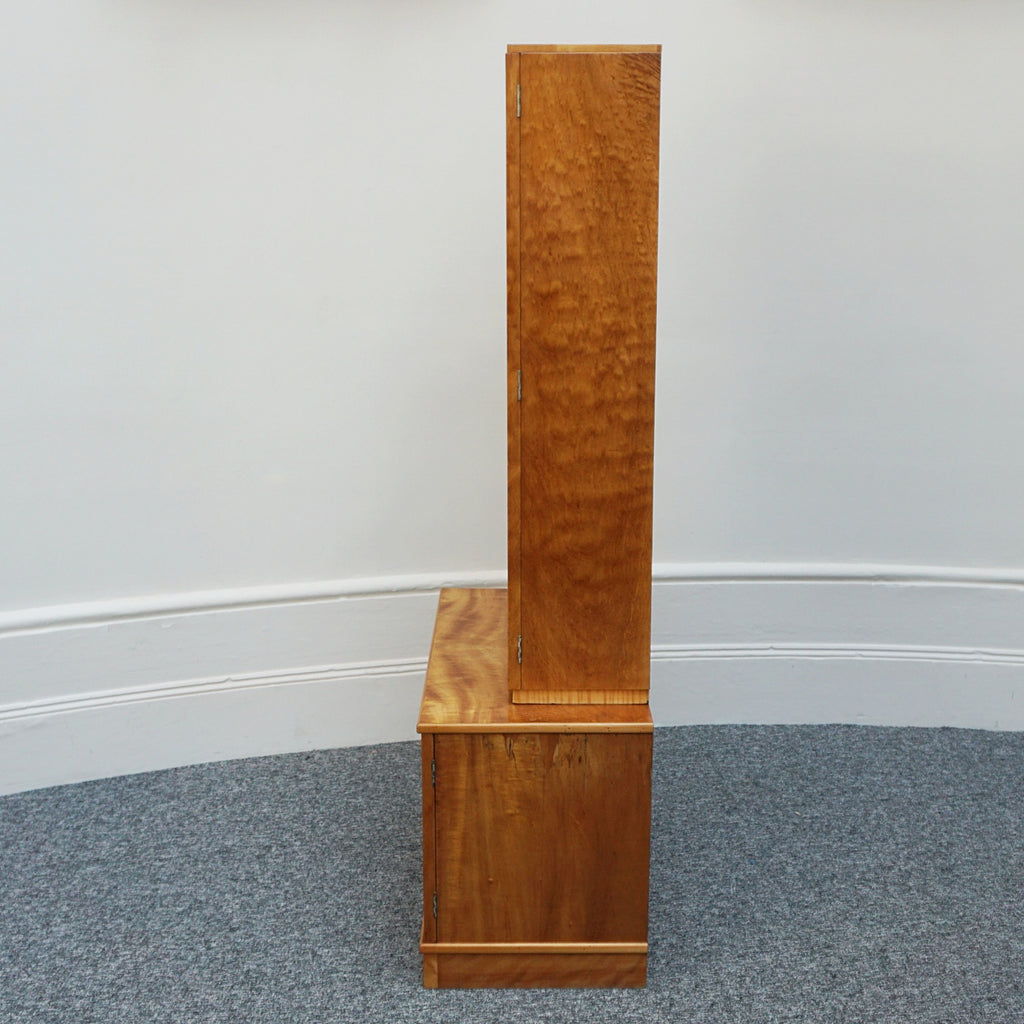 Vintage Art Deco Bookcase with Satin Birch Veneer - Jeroen Markies Art Deco