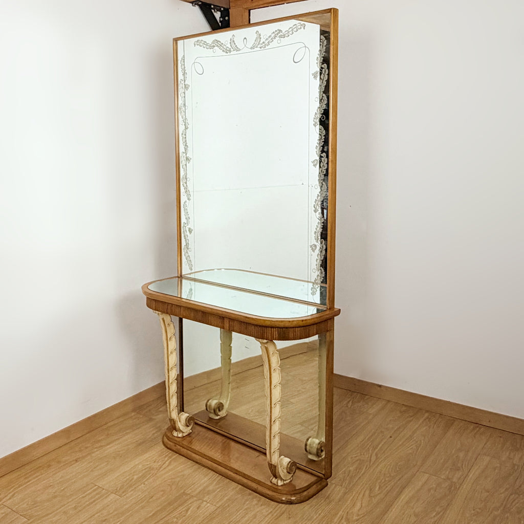 Osvaldo Borsani Hall Mirror / Console Table - Mid-Century Console Table - Markies Antiques Ltd