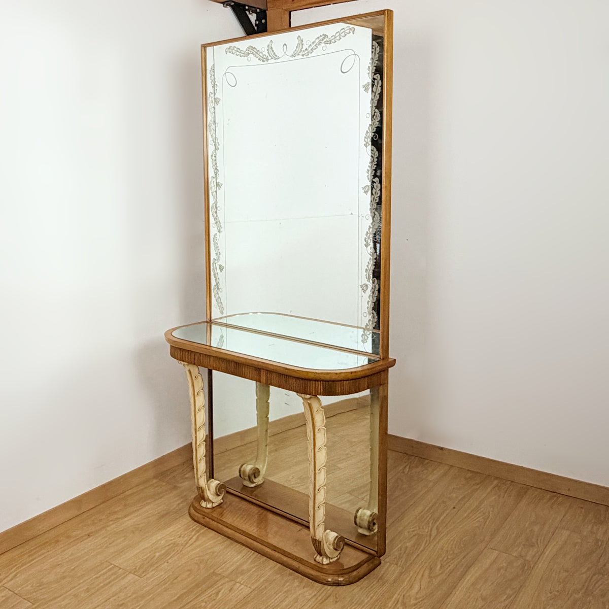 Osvaldo Borsani Hall Mirror / Console Table - Mid-Century Console Table - Markies Antiques Ltd