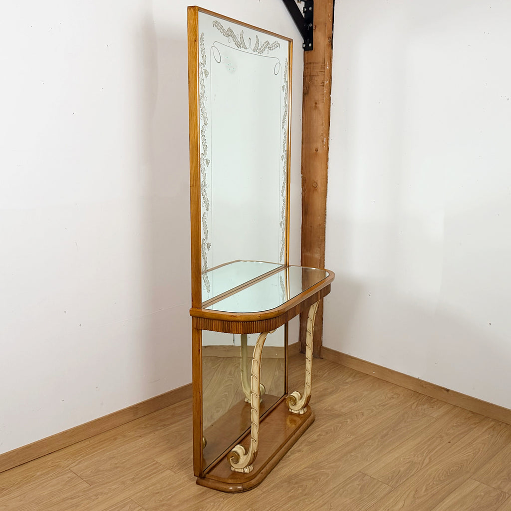 Osvaldo Borsani Hall Mirror / Console Table - Mid-Century Console Table - Markies Antiques Ltd