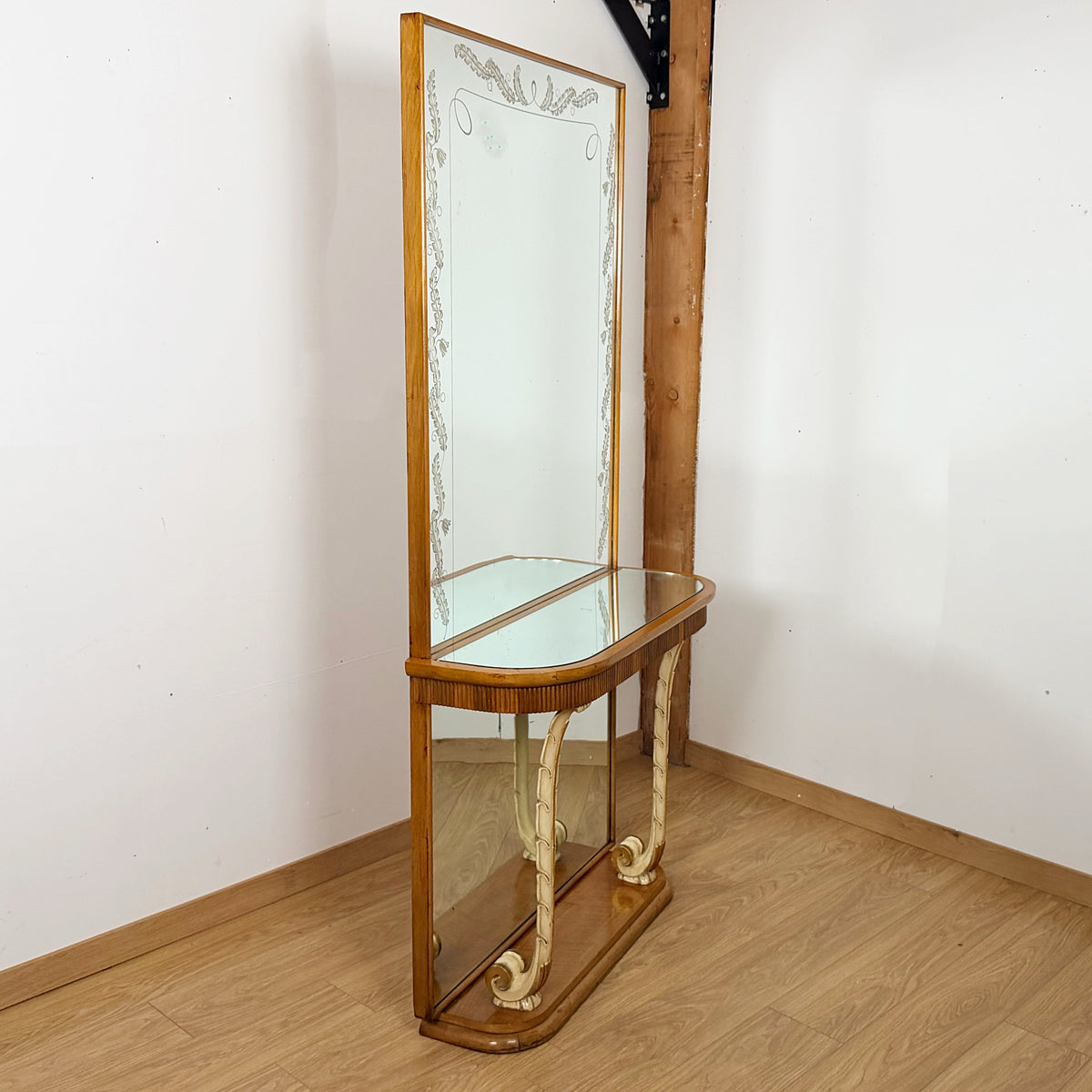 Osvaldo Borsani Hall Mirror / Console Table - Mid-Century Console Table - Markies Antiques Ltd