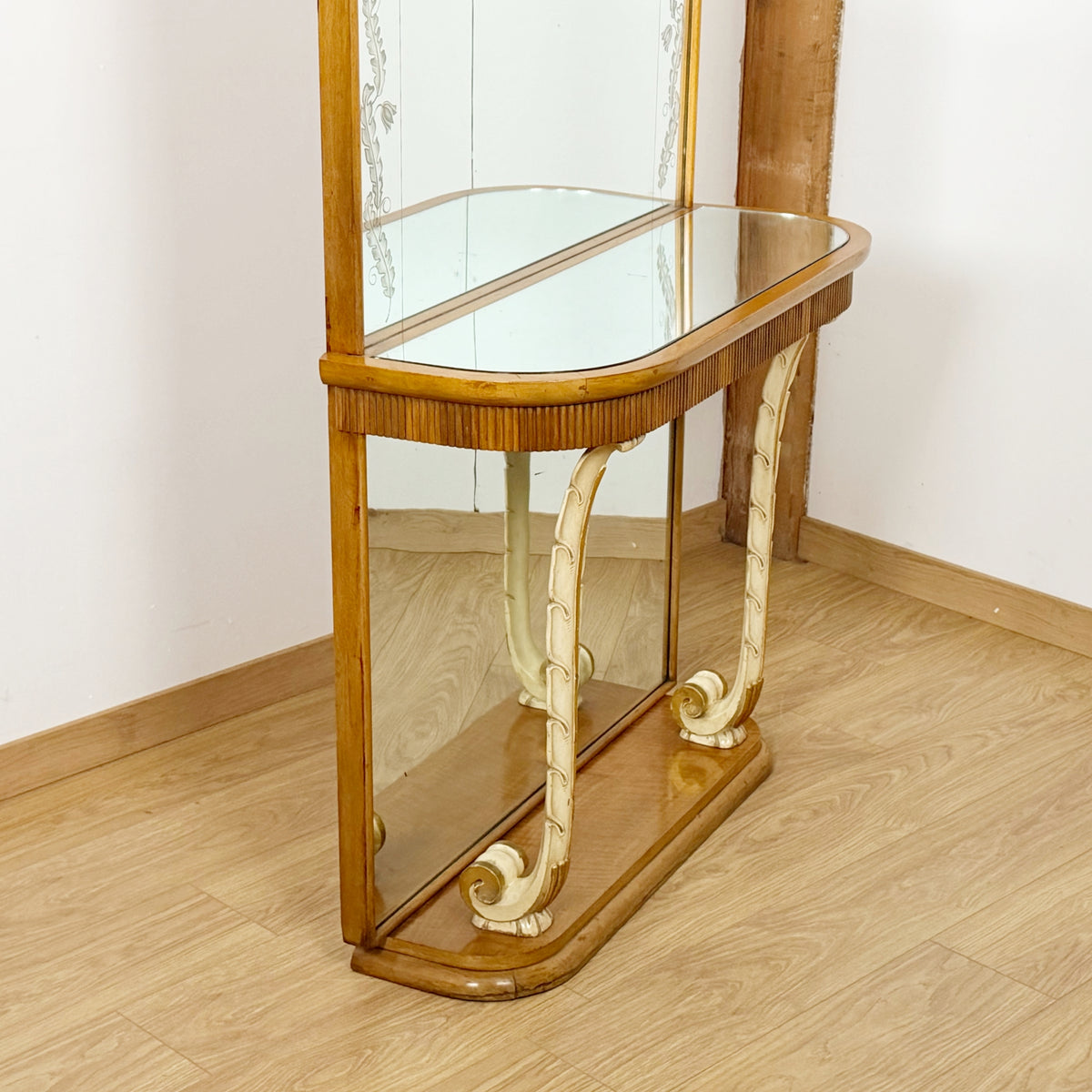 Osvaldo Borsani Hall Mirror / Console Table - Mid-Century Console Table - Markies Antiques Ltd