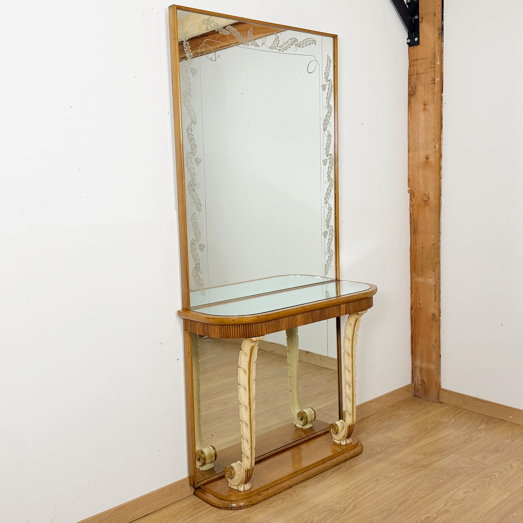 Osvaldo Borsani Hall Mirror / Console Table - Mid-Century Console Table - Markies Antiques Ltd