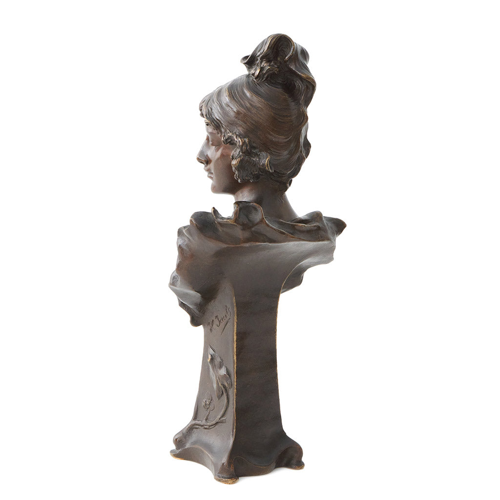 'Ondine' Bronze Sculpture by Henri Jacobs - Jeroen Markies Art Deco
