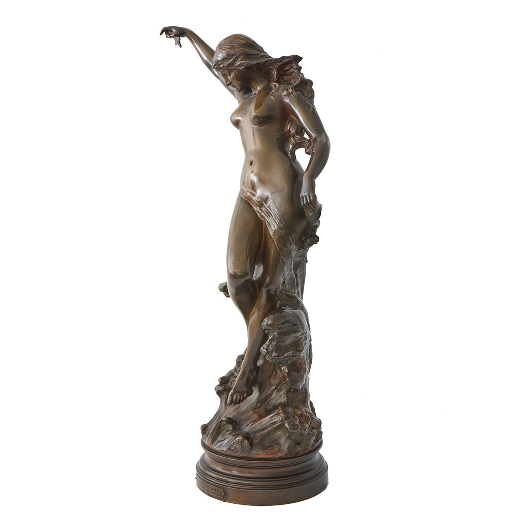 'Etoile de Mer' by Edouard Drouot Art Nouveau Bronze Sculpture - Jeroen Markies Art Deco
