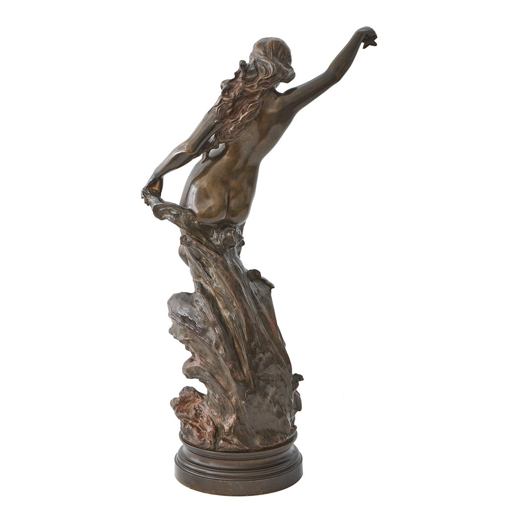'Etoile de Mer' by Edouard Drouot Art Nouveau Bronze Sculpture - Jeroen Markies Art Deco