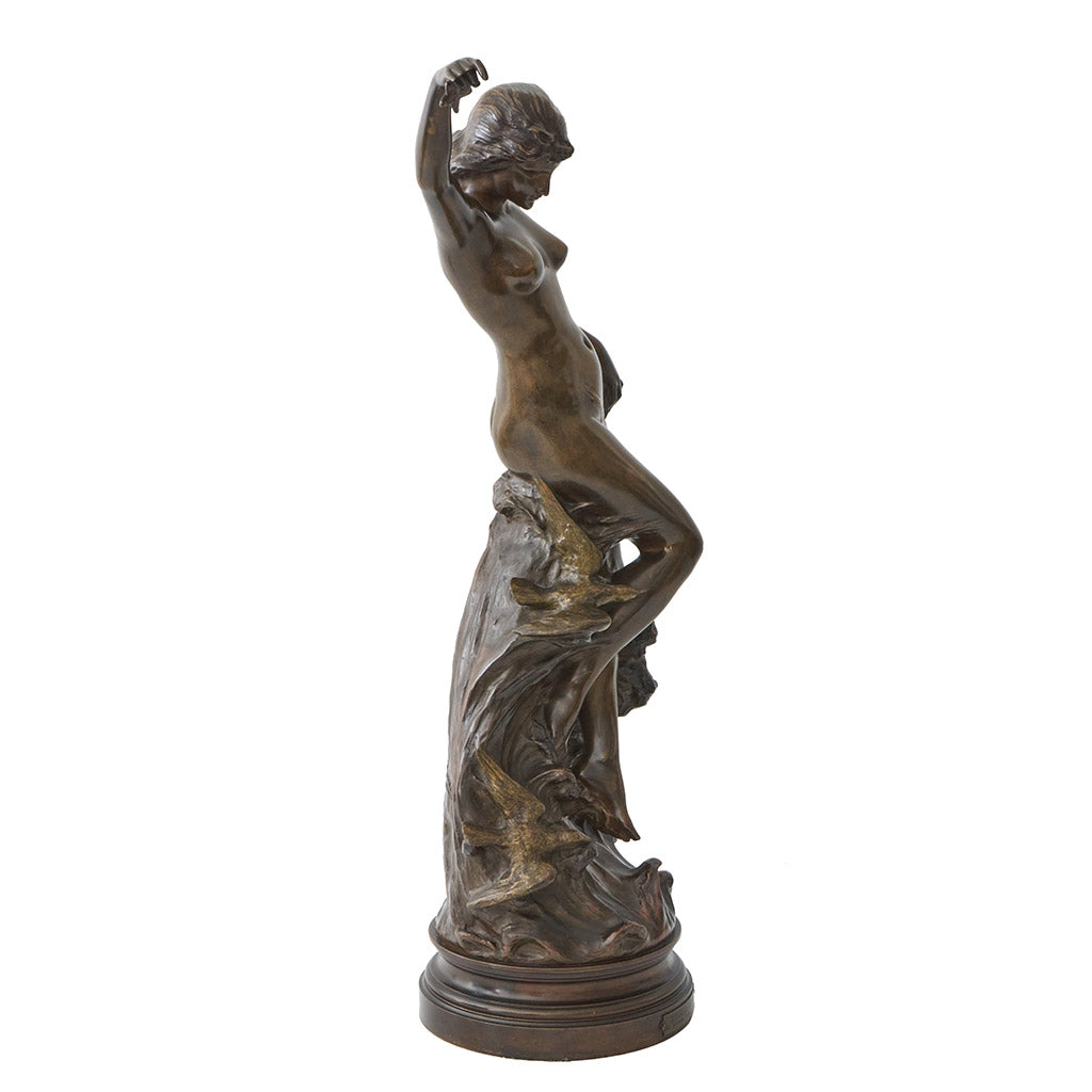 'Etoile de Mer' by Edouard Drouot Art Nouveau Bronze Sculpture - Jeroen Markies Art Deco