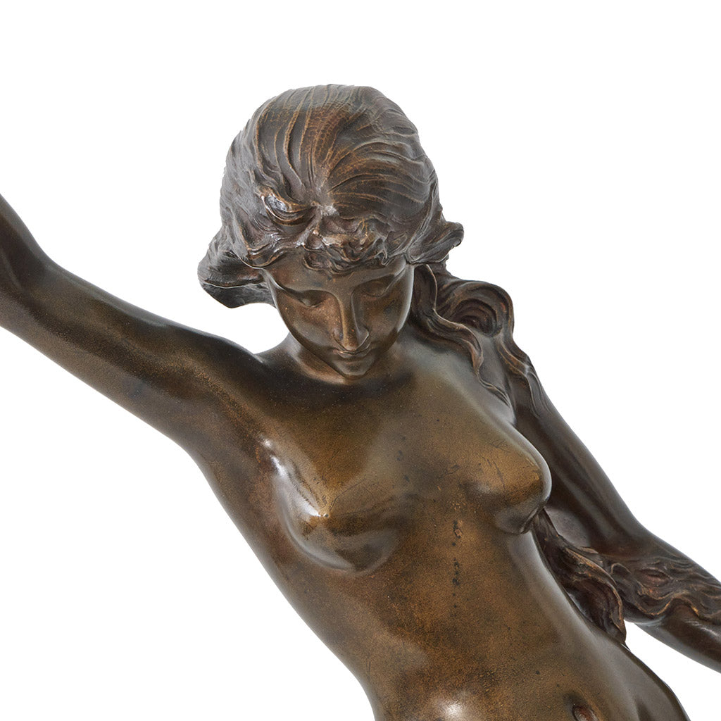'Etoile de Mer' by Edouard Drouot Art Nouveau Bronze Sculpture - Jeroen Markies Art Deco