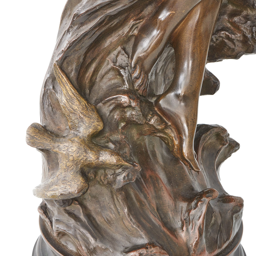 'Etoile de Mer' by Edouard Drouot Art Nouveau Bronze Sculpture - Jeroen Markies Art Deco