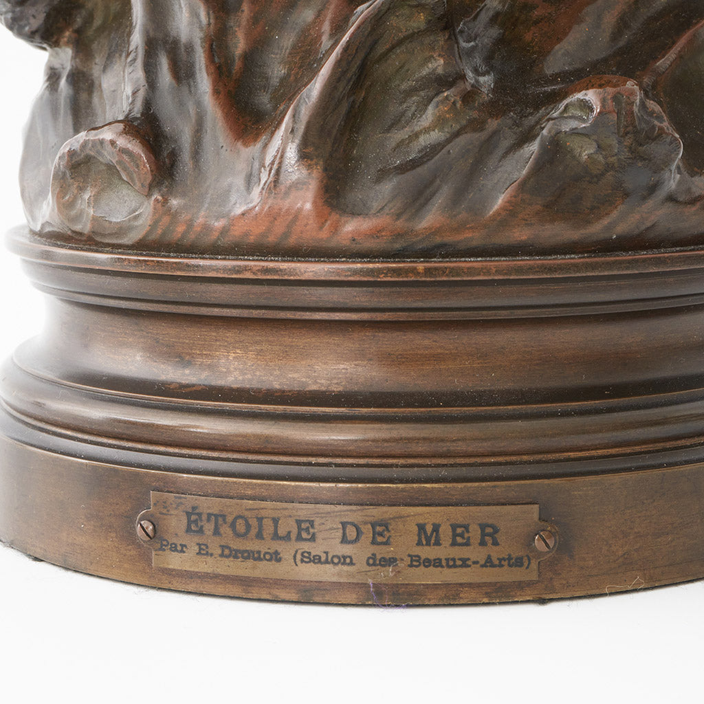 'Etoile de Mer' by Edouard Drouot Art Nouveau Bronze Sculpture - Jeroen Markies Art Deco