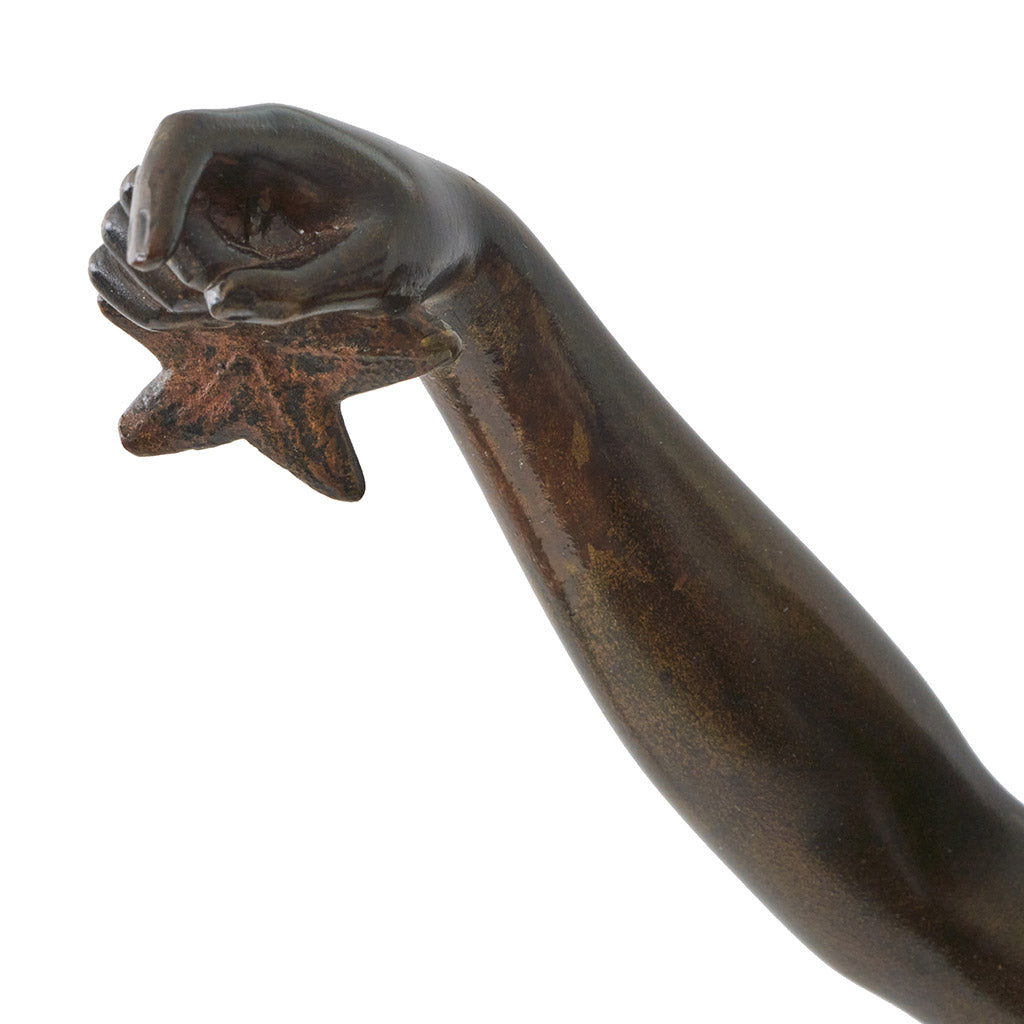 'Etoile de Mer' by Edouard Drouot Art Nouveau Bronze Sculpture - Jeroen Markies Art Deco