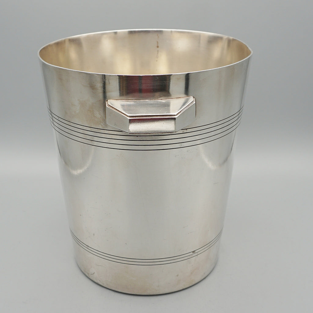 An Art Deco silver plated champagne bucket by Wiskemann - Jeroen Markies Art Deco
