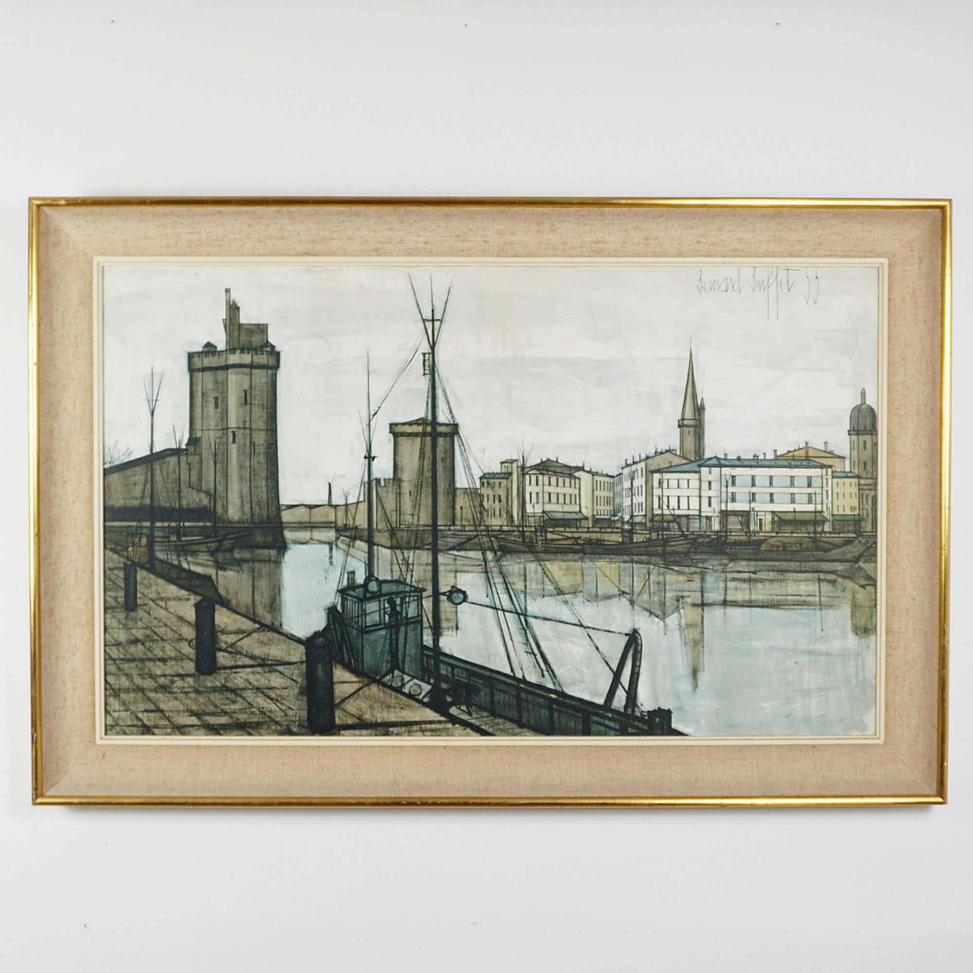 'Le Port de la Rochelle' Bernard Buffet Print