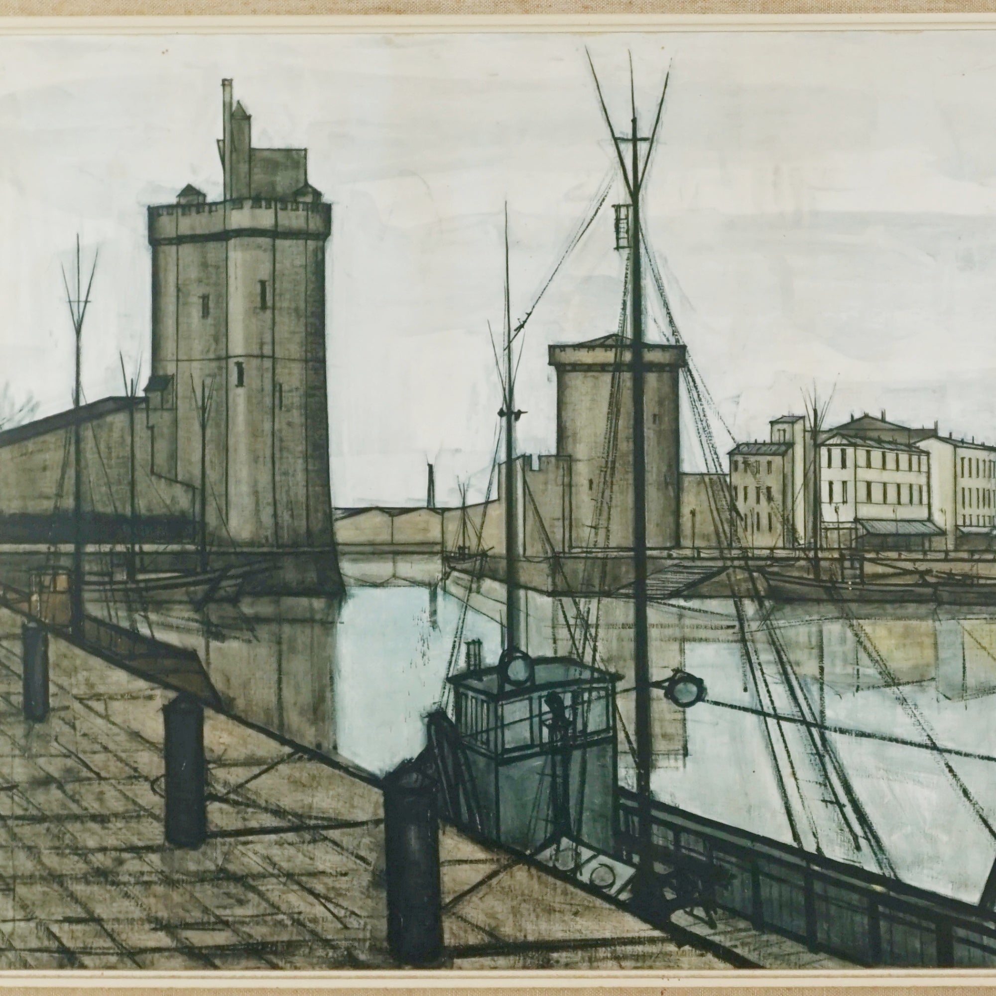 'Le Port de la Rochelle' Bernard Buffet Print