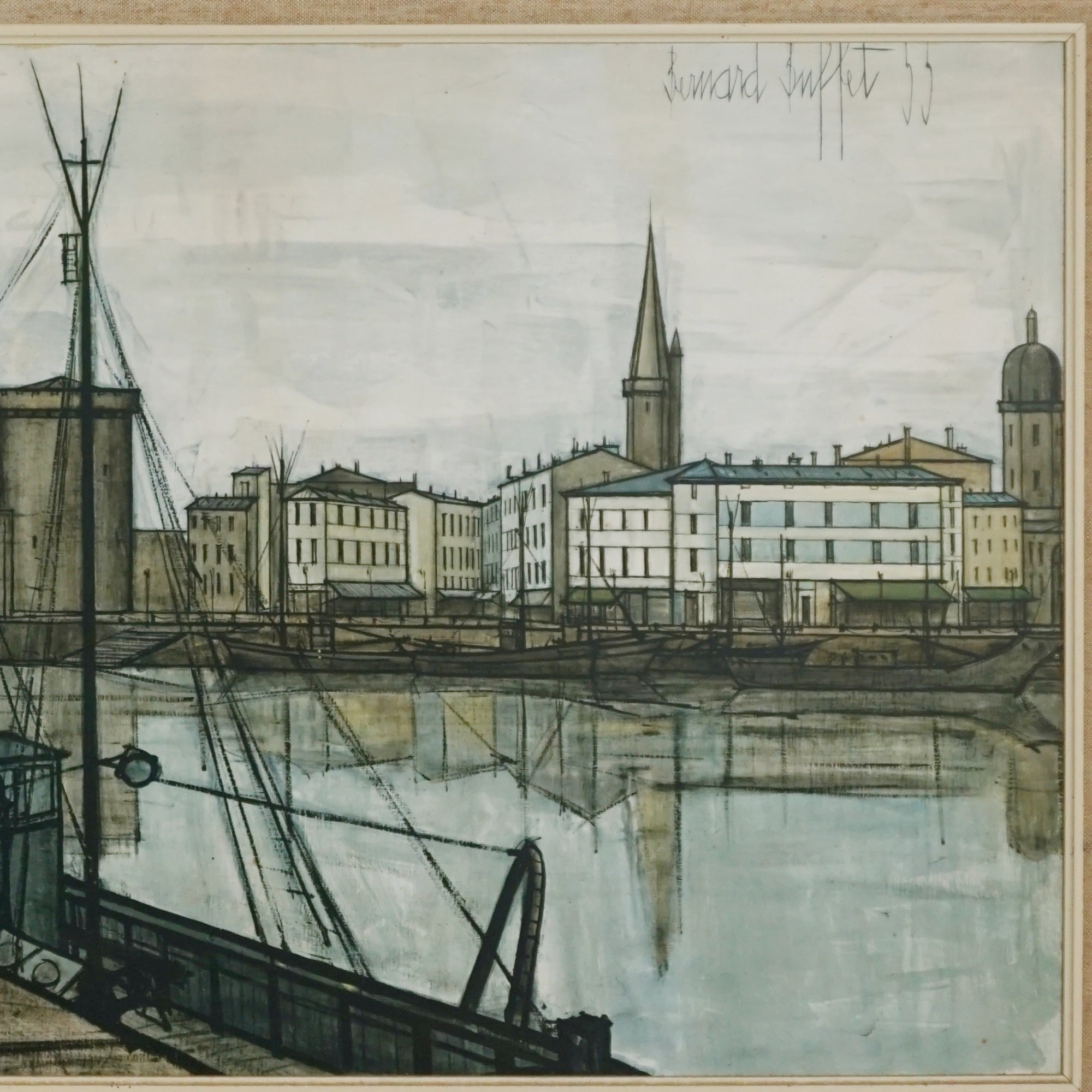 'Le Port de la Rochelle' Bernard Buffet Print