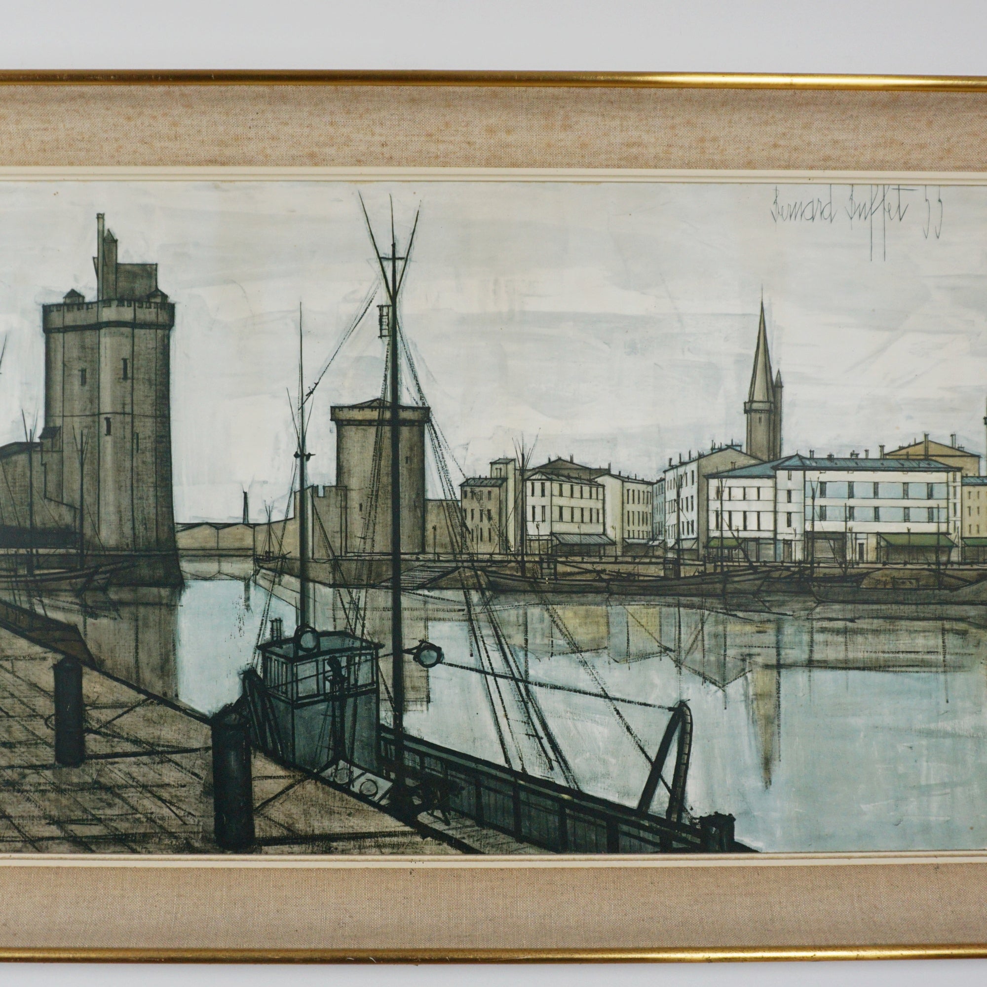 'Le Port de la Rochelle' Bernard Buffet Print