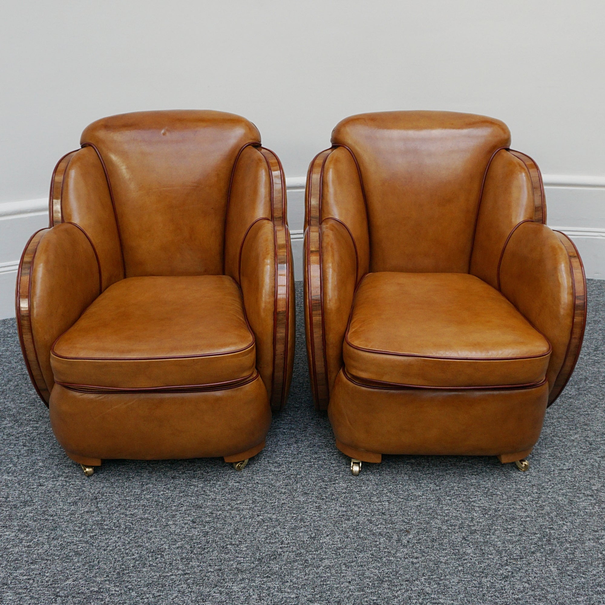 Harry & Lou Epstein Art Deco Cloud Armchairs - Vintage Art Deco Seating - Jeroen Markies Art Deco