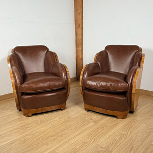 Pair of Art Deco Cloud Chairs by Harry & Lou Epstein