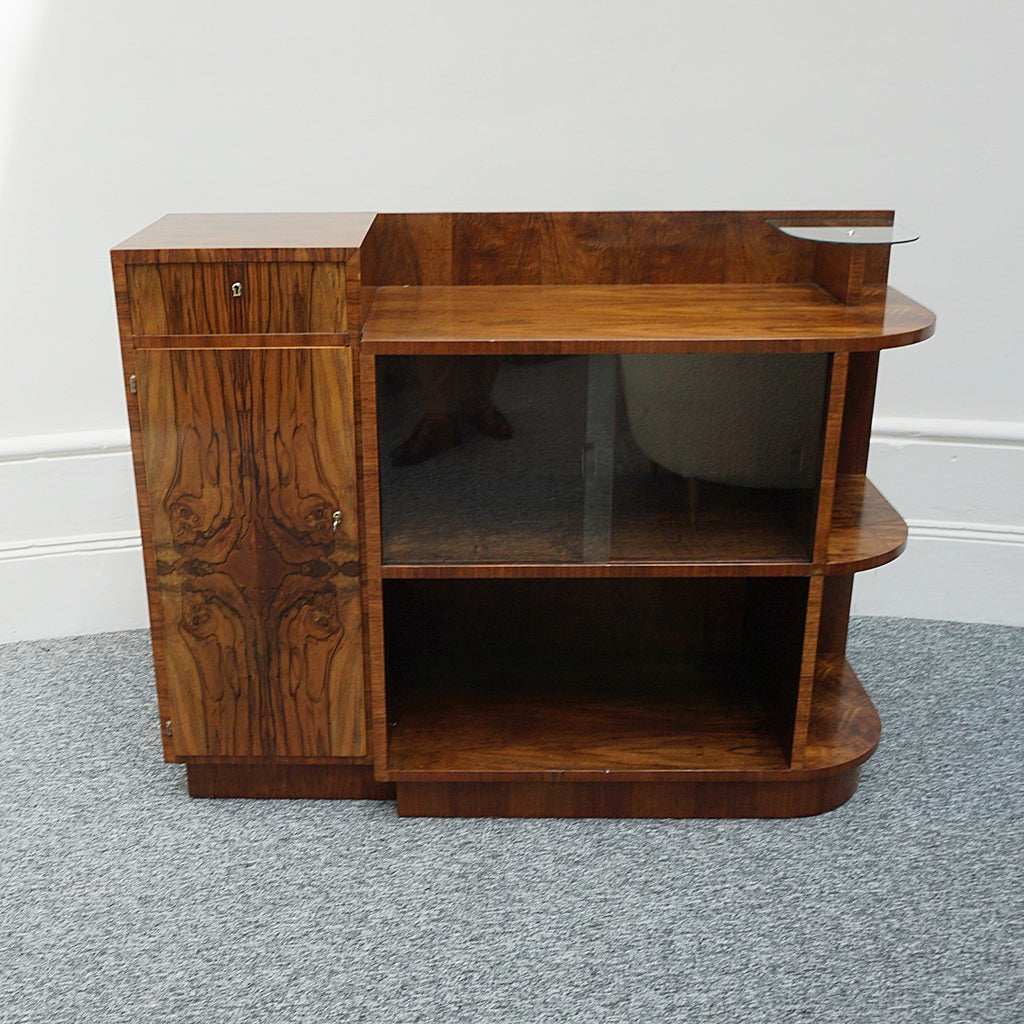 An Art Deco Modernist Cabinet with sliding glass doors - Jeroen Markies Art Deco