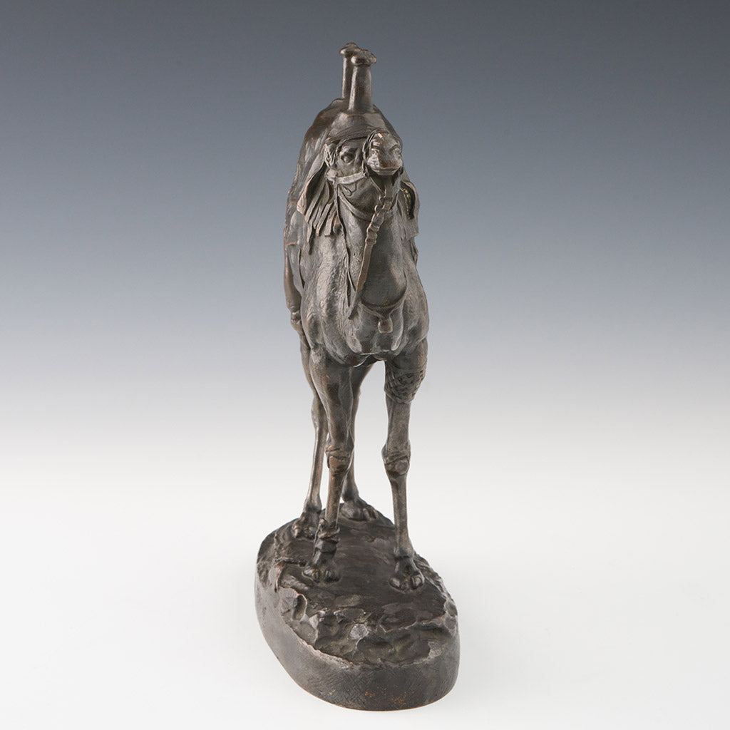 Antoine Louis Barye. 19th Century Bronze. barctrian Camel - Jeroen Markies Art Deco