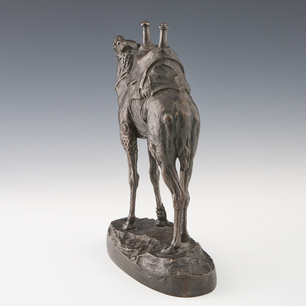 Antoine Louis Barye. 19th Century Bronze. barctrian Camel - Jeroen Markies Art Deco