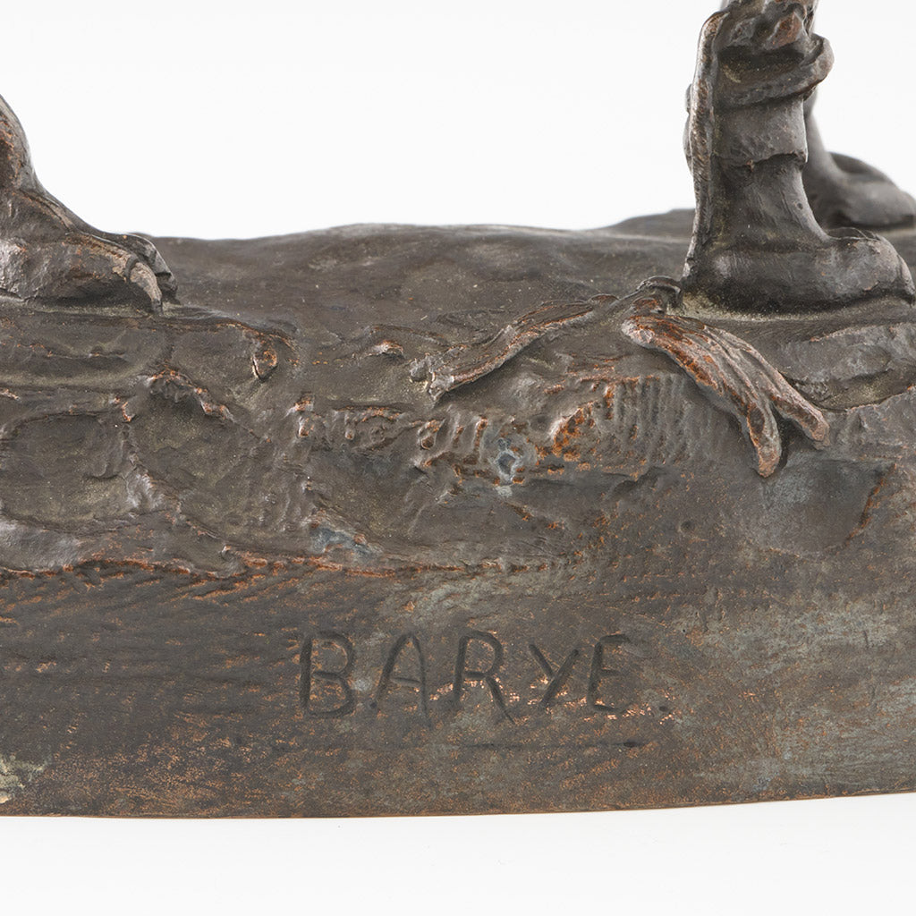 Antoine Louis Barye. 19th Century Bronze. barctrian Camel - Jeroen Markies Art Deco