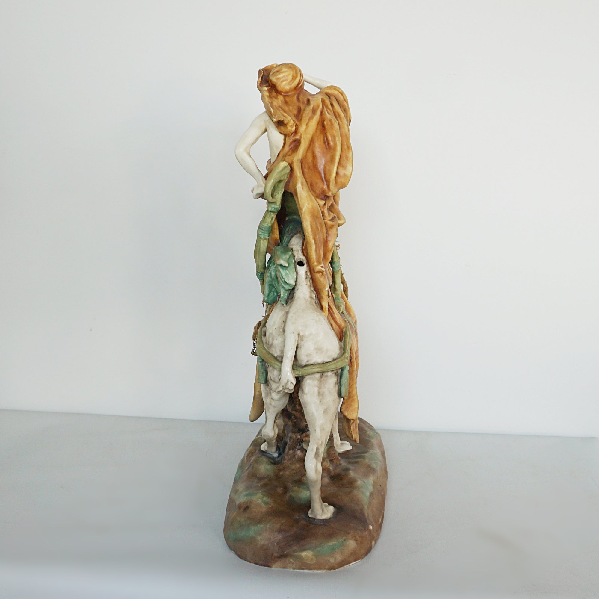 Amphora Pottery Early 20th Century Camel and Rider - Jeroen Markies Art Deco