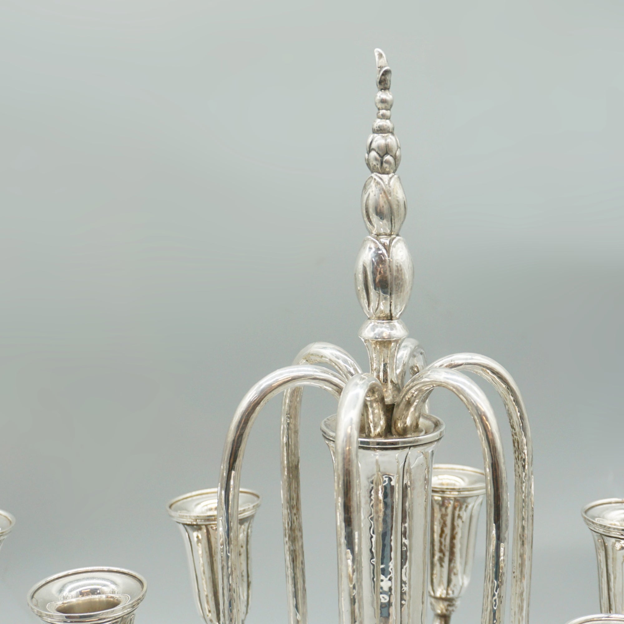 German 925 Silver 1950's Candelabrum by WIlhelm Pfeiffer - Markies Antiques Ltd