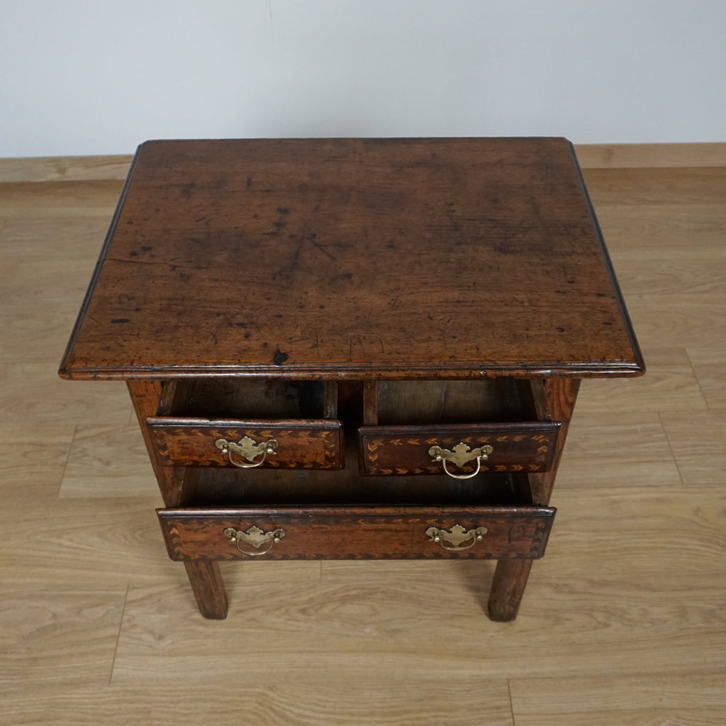 Circa 1740 Oak and Elm Side Table - Jeroen Markies Art Deco