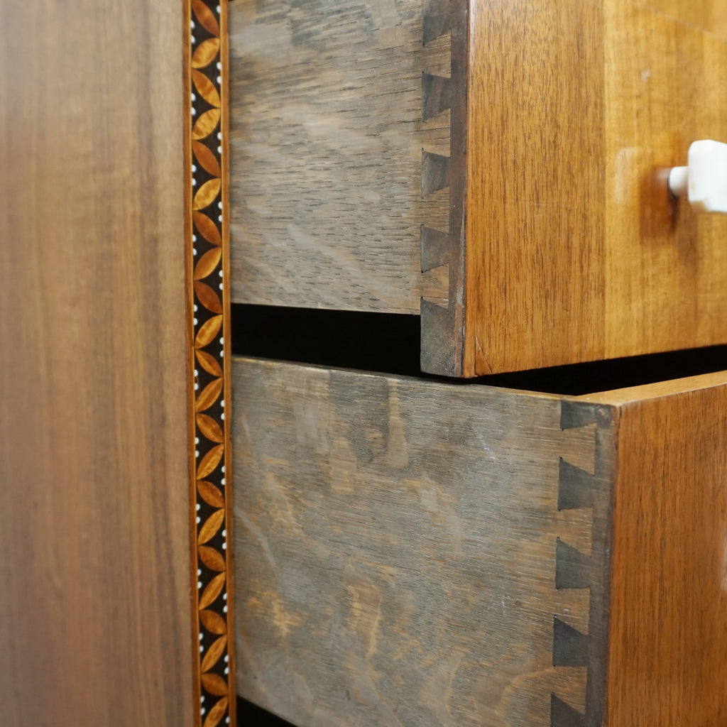 Art Deco lowboy Chest - Markies Antiques Ltd