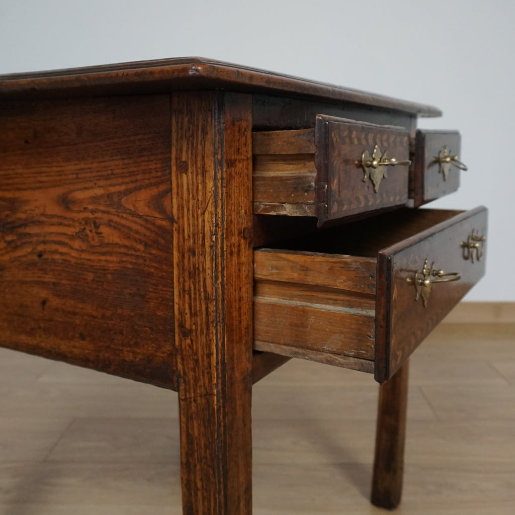 Circa 1740 Oak and Elm Side Table - Jeroen Markies Art Deco